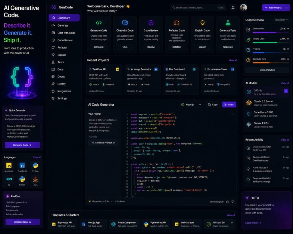 Explore Ai Coding Assistants, Code Generators, Developer Platforms, Debugging Tools, App Builders, And Ai-Powered Software Engineering Solutions.