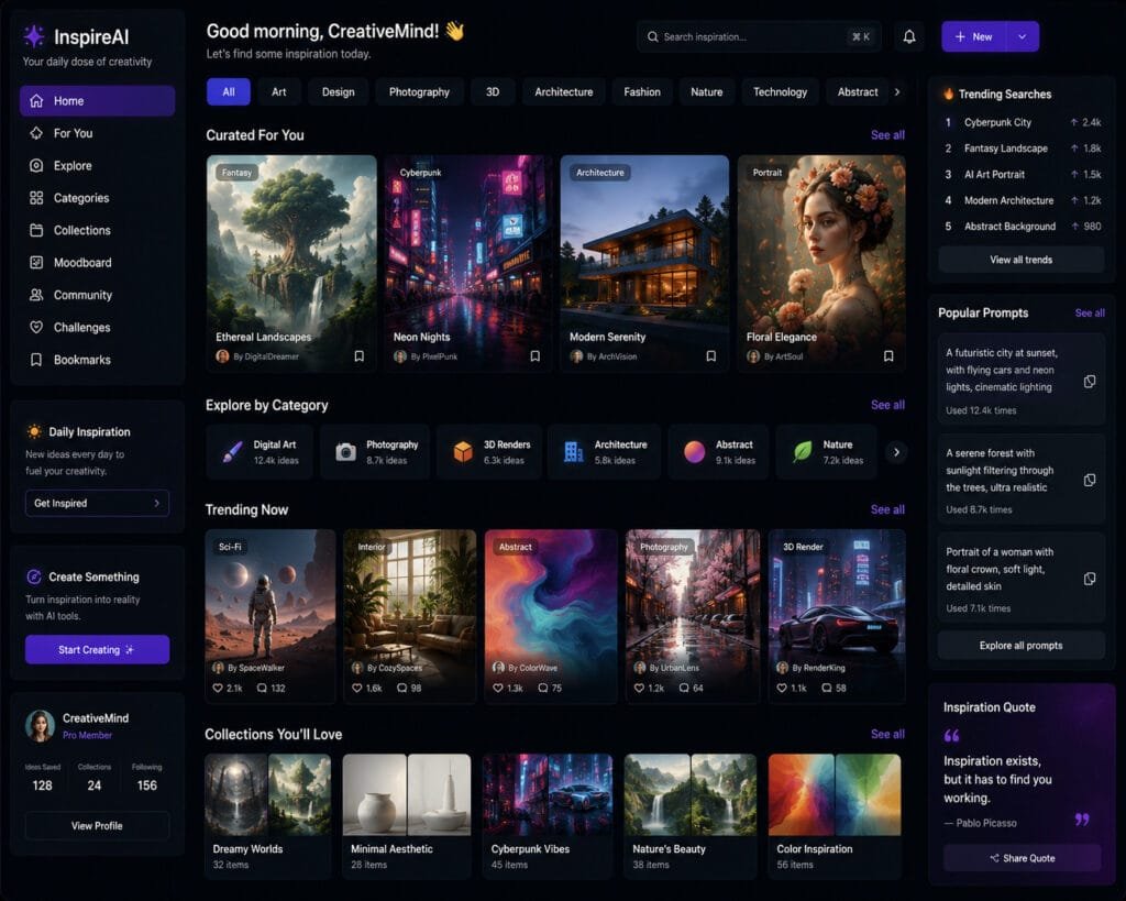Find Ai Tools For Brainstorming Ideas, Creative Inspiration, Interior Design, Architecture, Branding, Naming, And Visual Concept Generation.