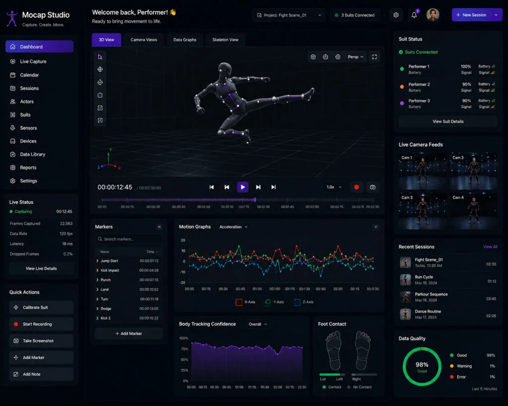 Home 25 Browse Ai Motion Capture Tools For Creating Animations, Tracking Movement, Generating Mocap Data, And Building Realistic 3D Character Motion.