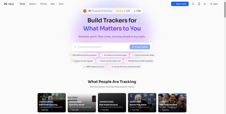 Nbot Review 2026: Ai Tool For Tracking And Summarizing Web Content 4 Nbot Review