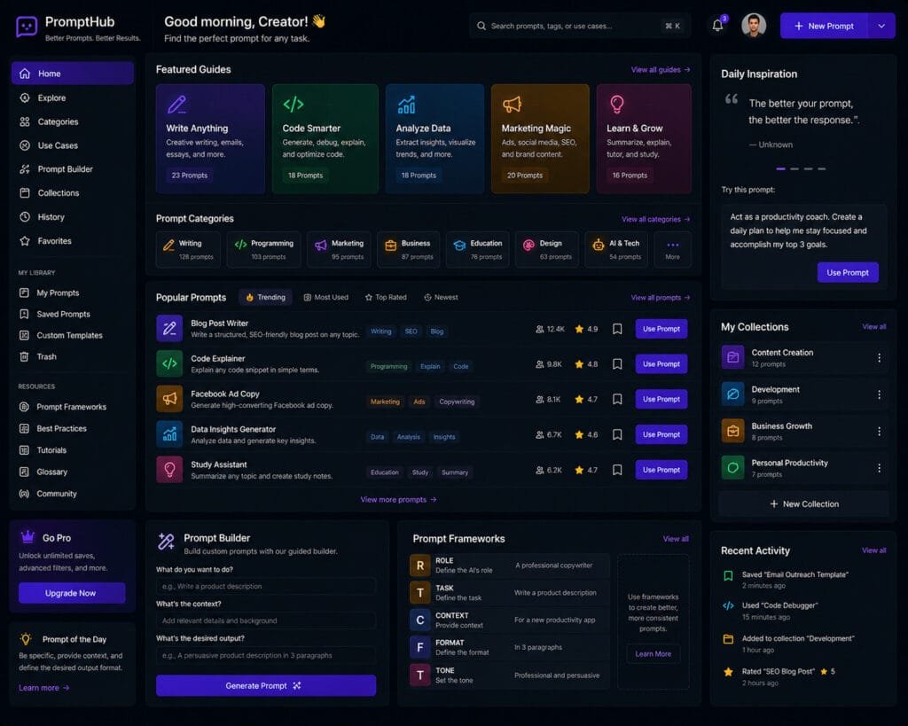 Explore Ai Prompt Engineering Tools, Prompt Marketplaces, Prompt Generators, And Prompt Management Platforms For Chatgpt, Midjourney, And Other Ai Models.